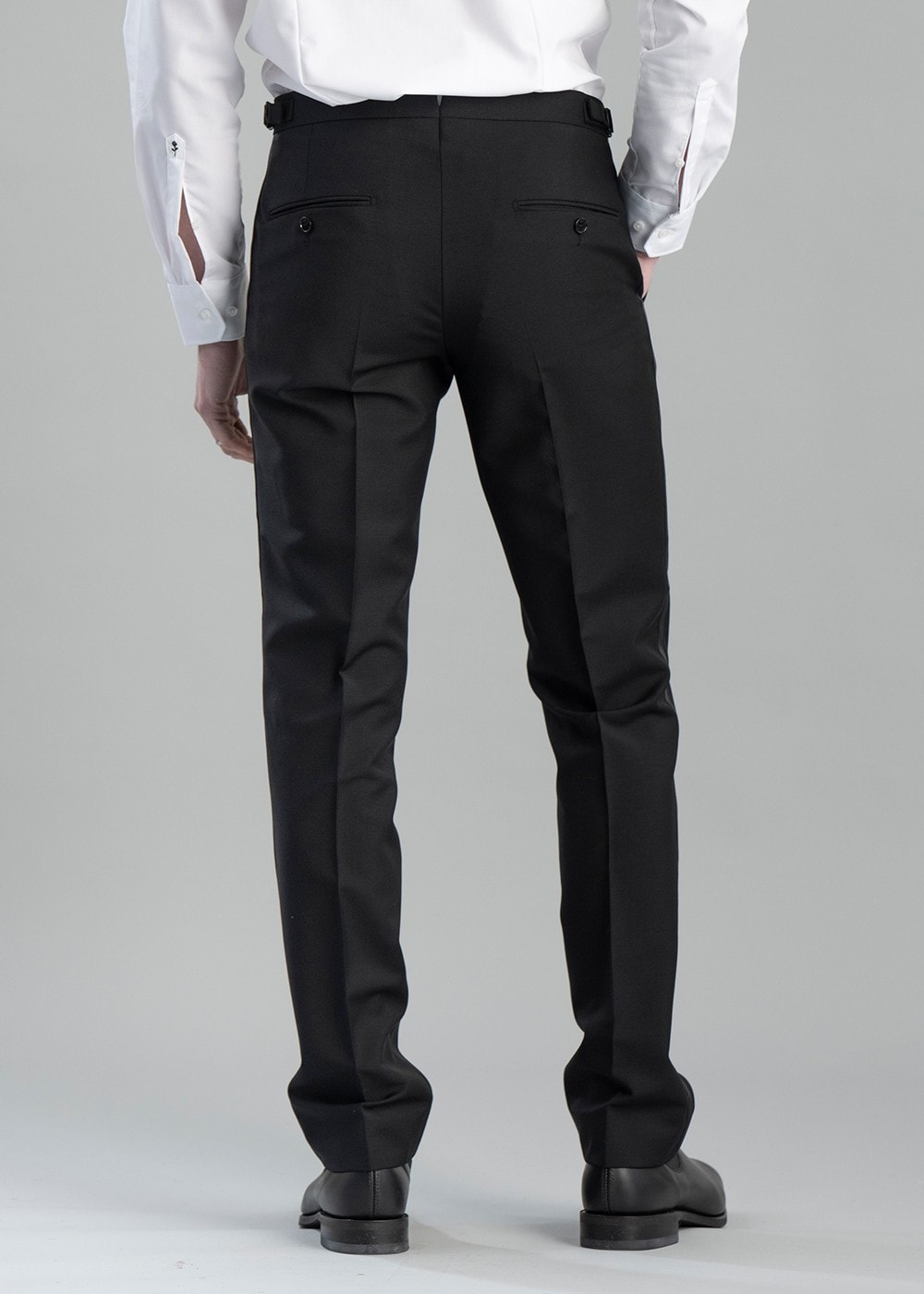 Leo Tuxedo Trousers - Black - 3