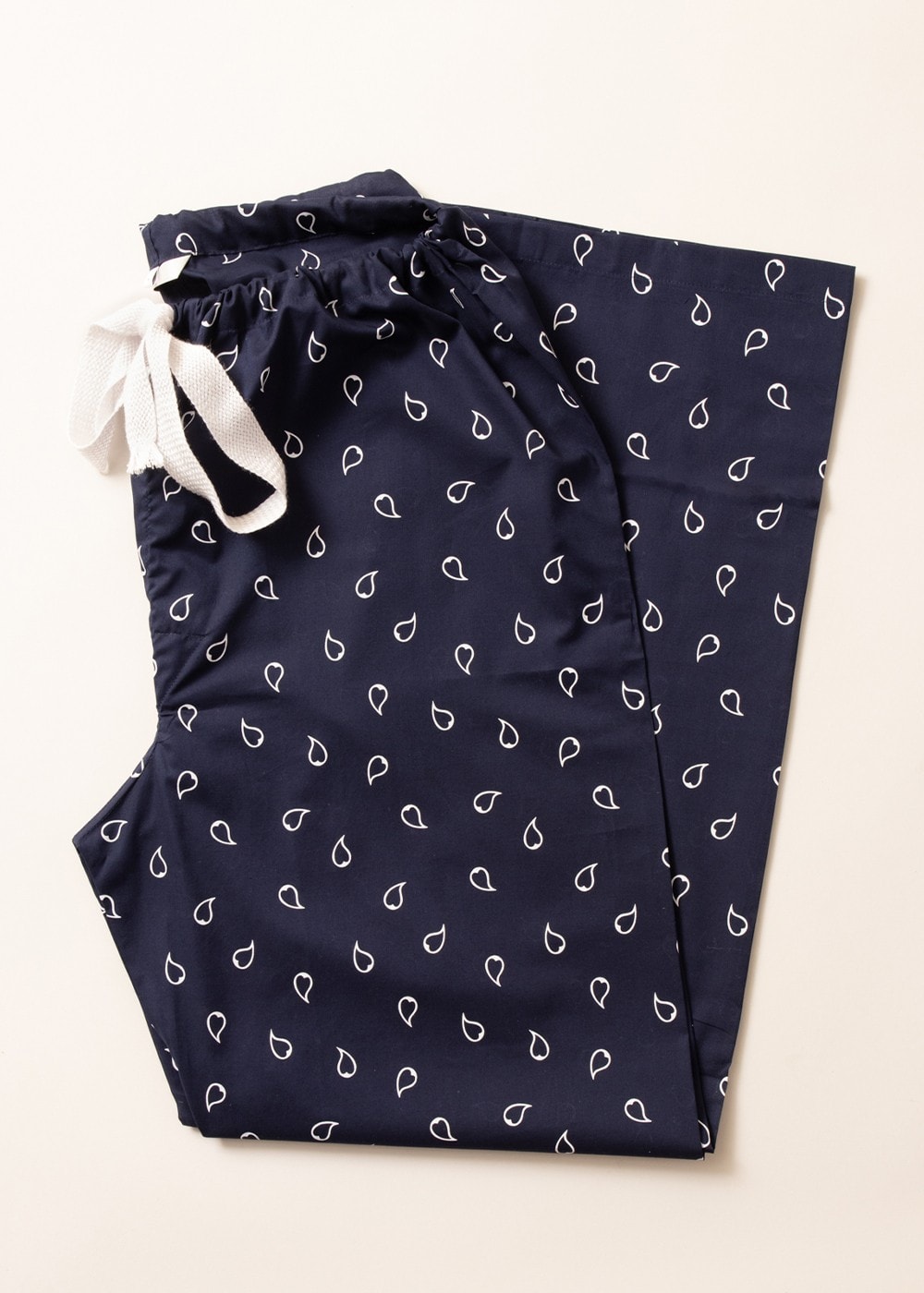 Classic Small Paisley Pyjamas - Navy - 2