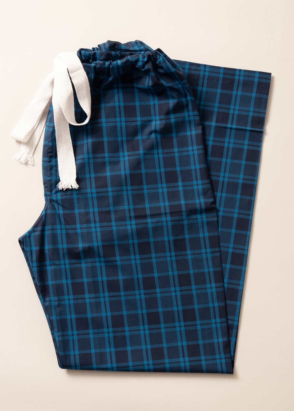 Classic Tartan Checked Pyjamas - Navy - 7