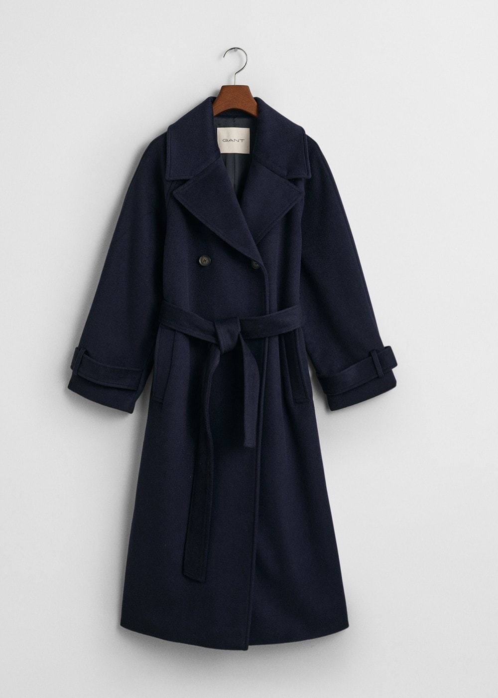 Wool Trench Coat AW24 - Evening Blue - 8