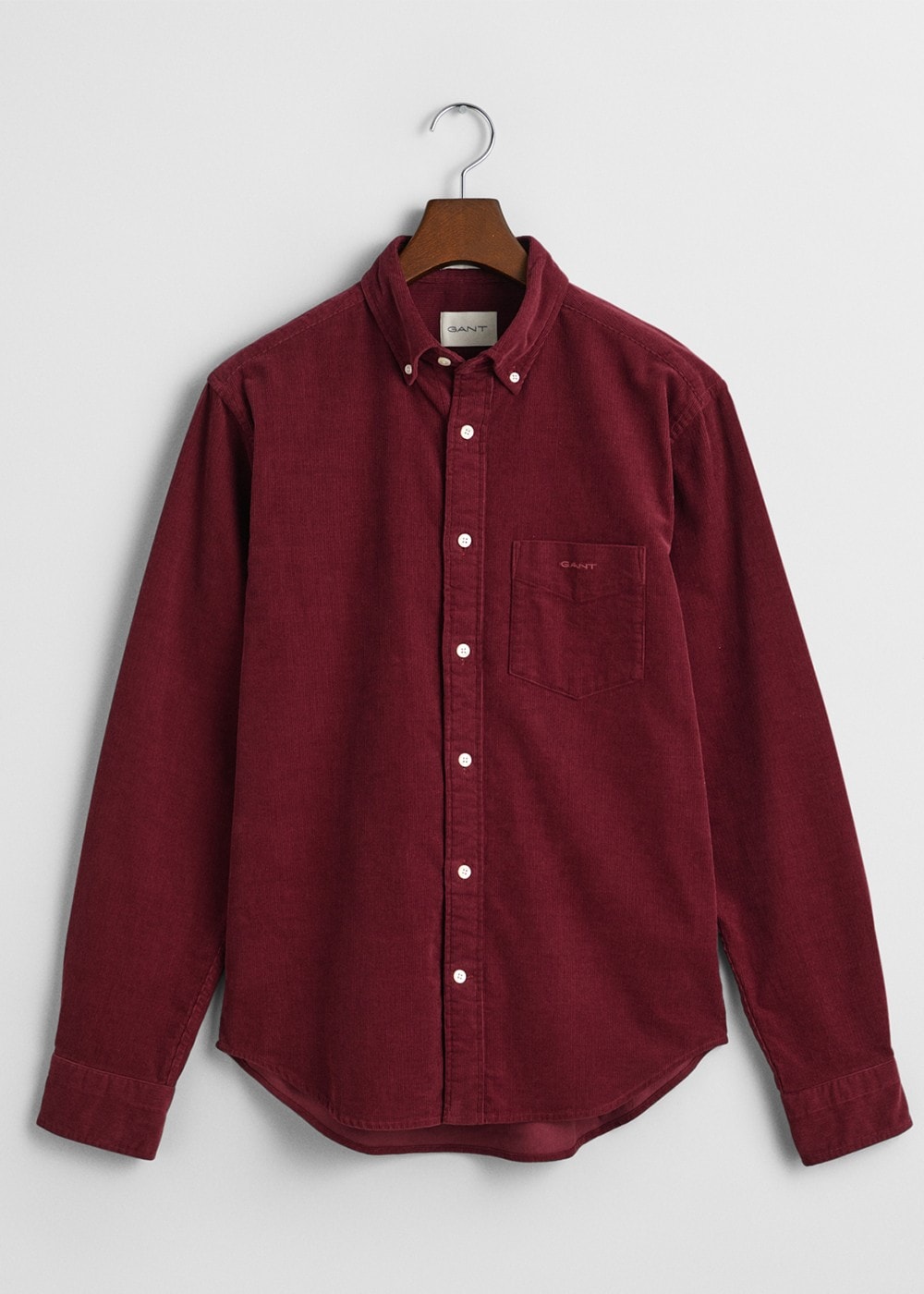 Corduroy Shirt AW24 - Wine Red - 6