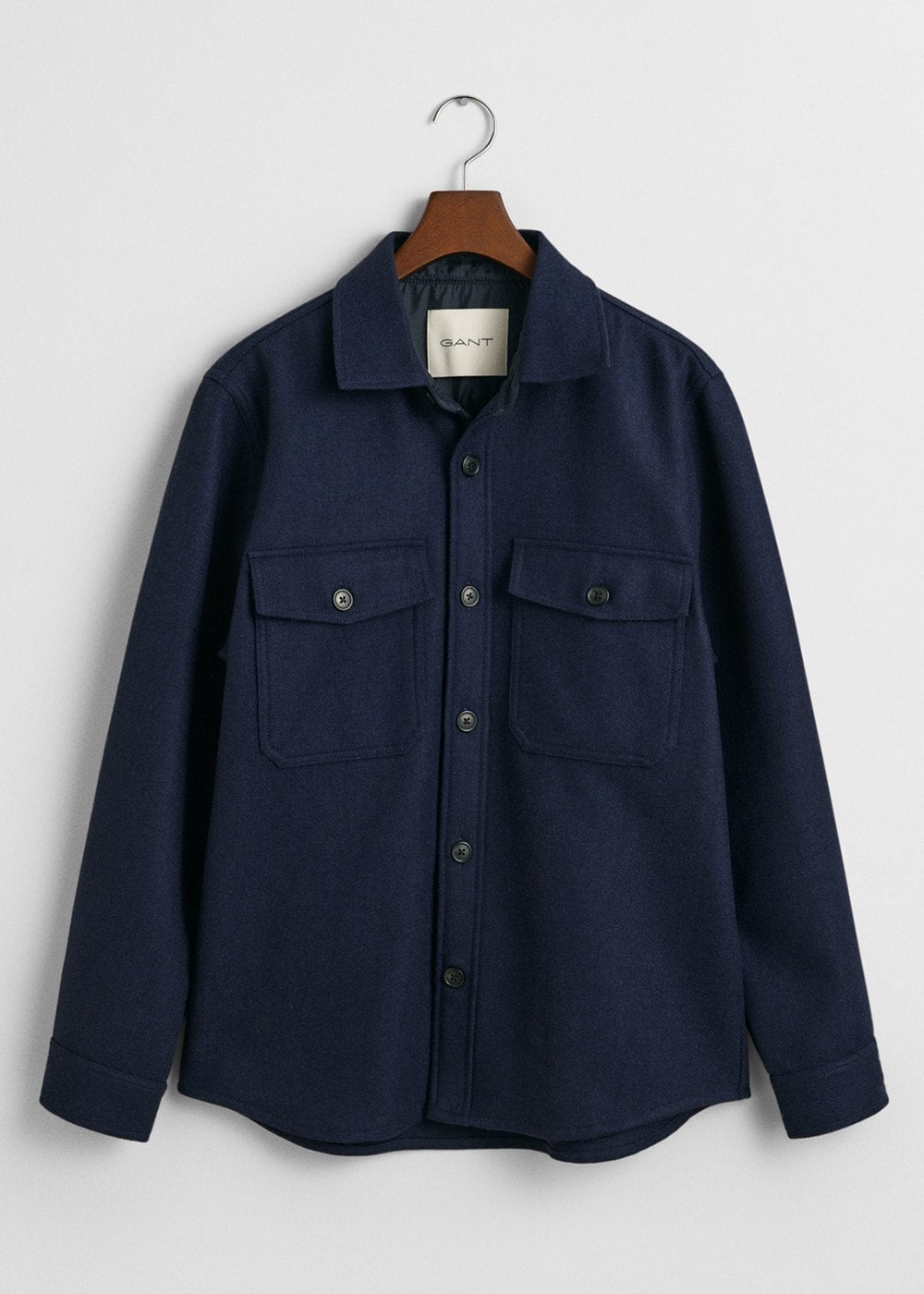 Wool Overshirt AW24 - Evening Blue - 6