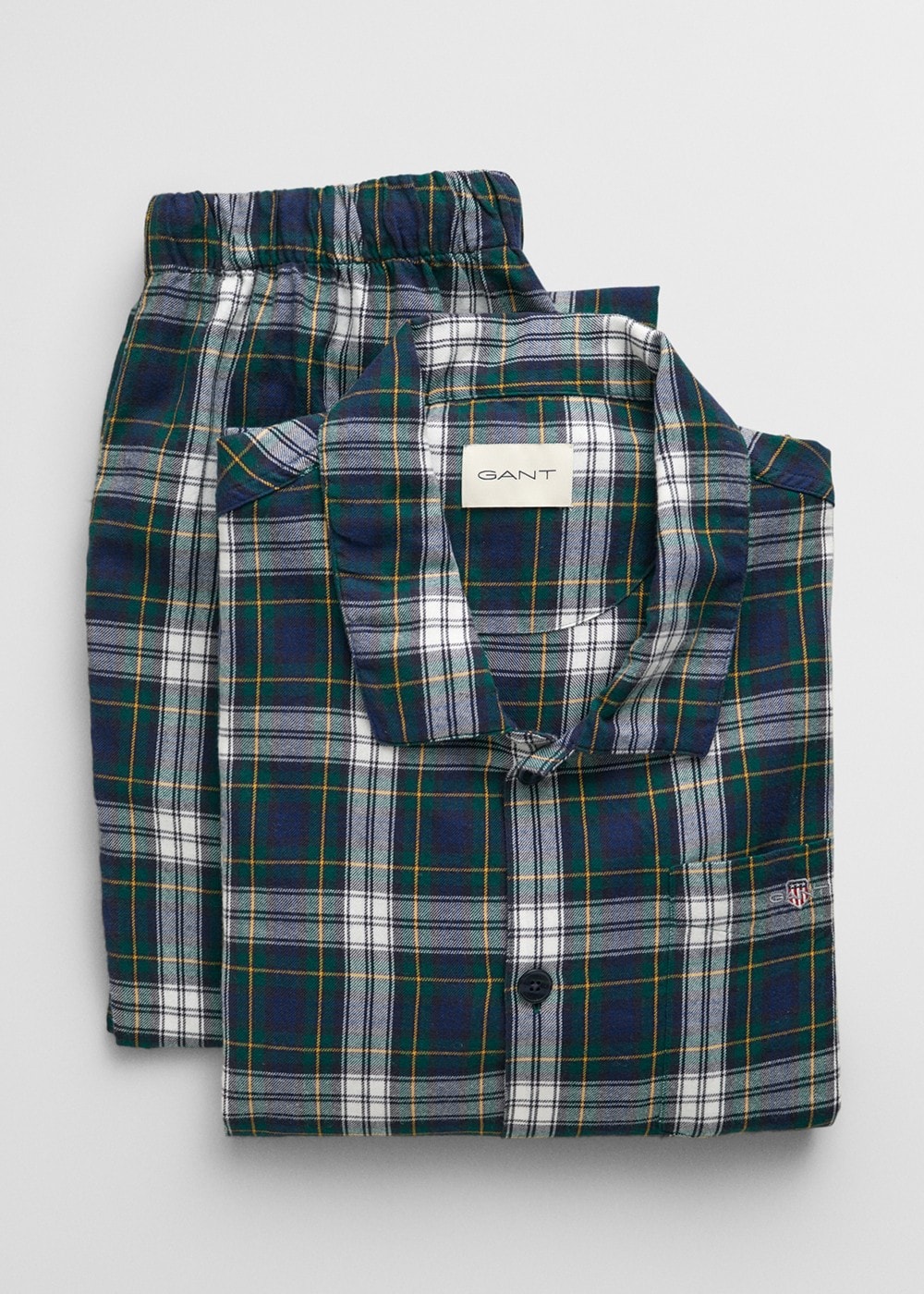 Flannel Pyjama Set AW24 - Navy - 1