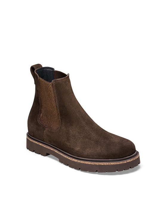 Highwood Slip On Suede Boots - Mocha - 1