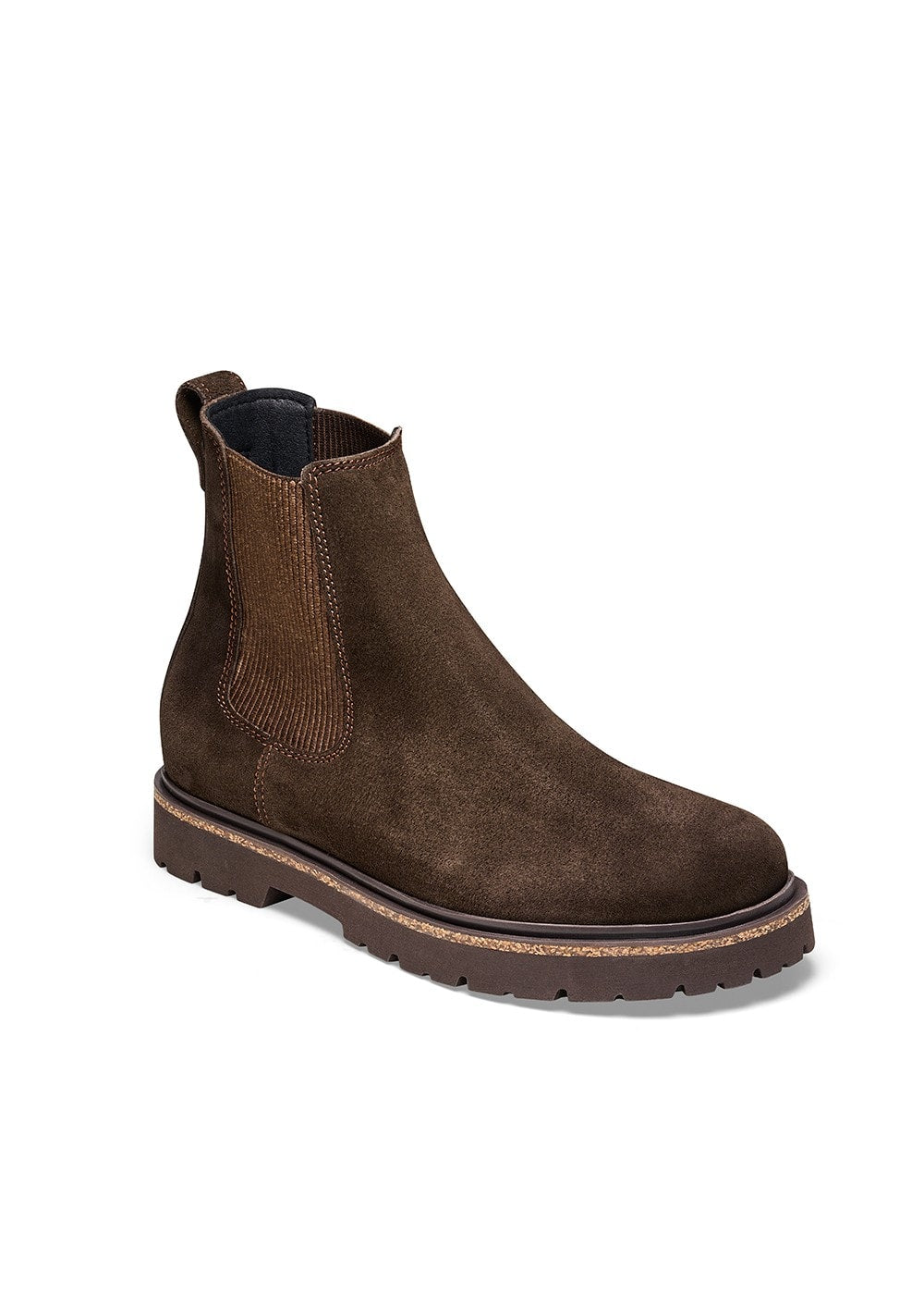 Highwood Slip On Suede Boots - Mocha - 1