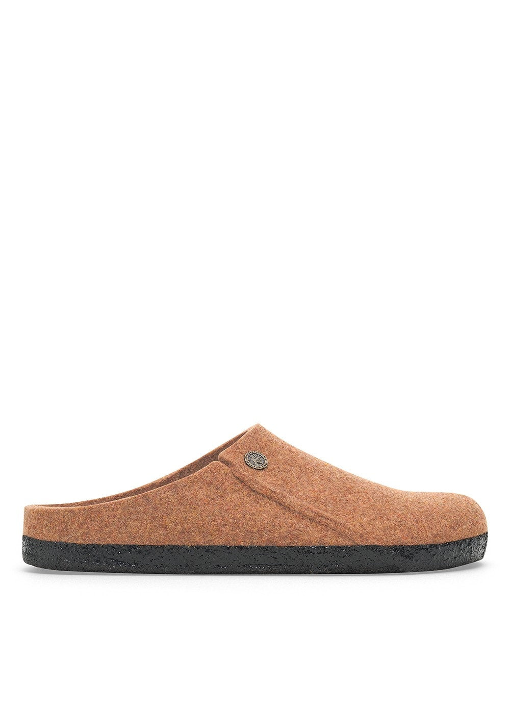 Zermatt Rivet Wool Felt Clog - Toffee Melange - 2