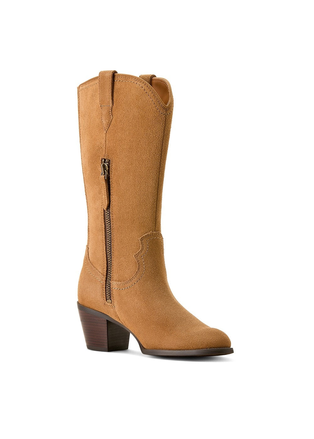 Addison Boots - Caramel Suede - 4