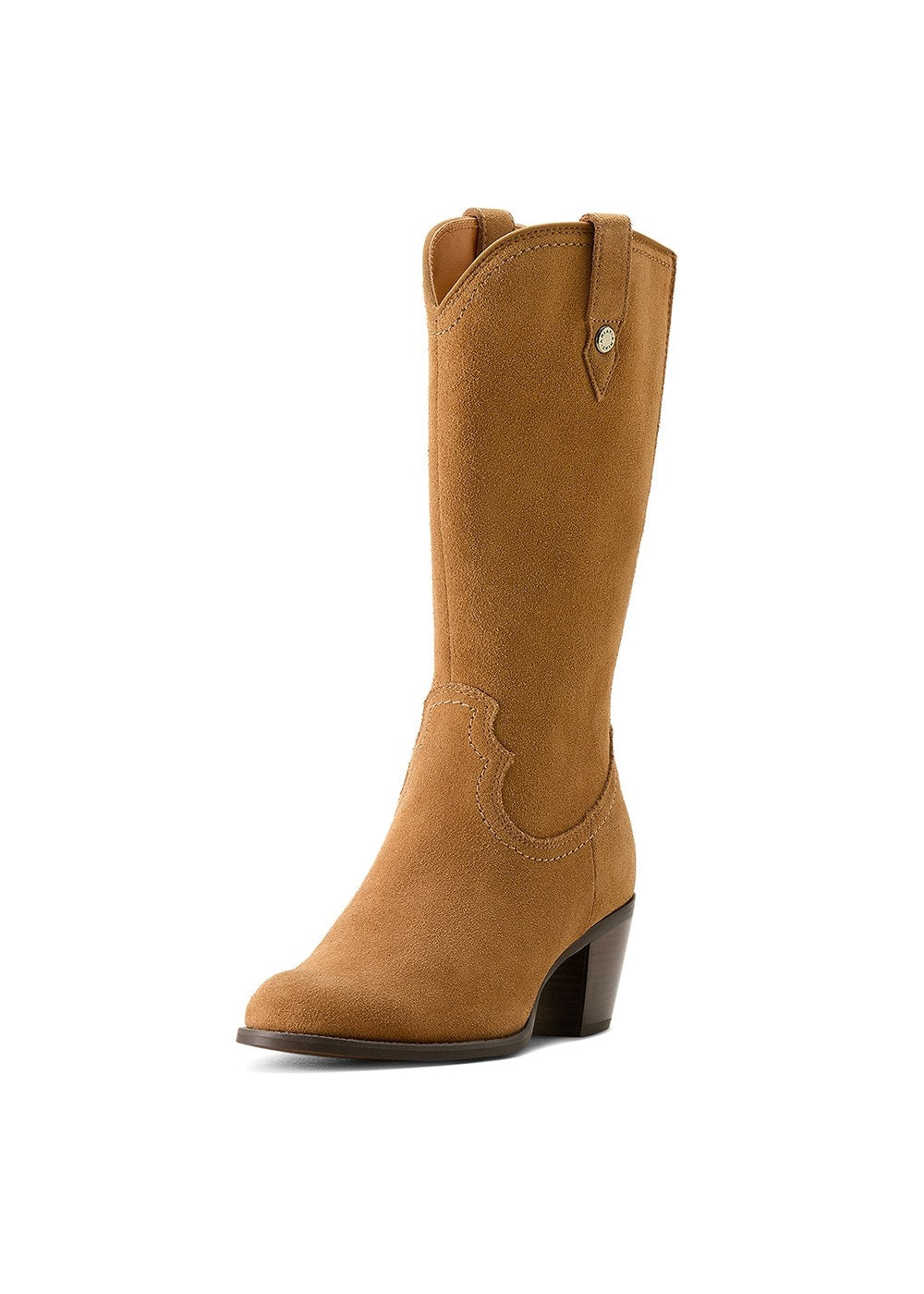 Addison Boots - Caramel Suede - 6