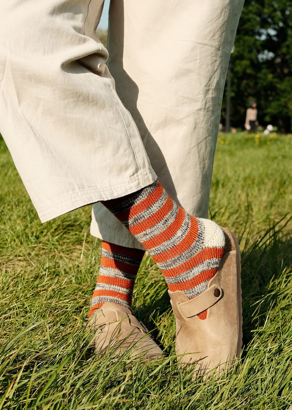 Banham Bamboo Mid Socks - Orange - 2