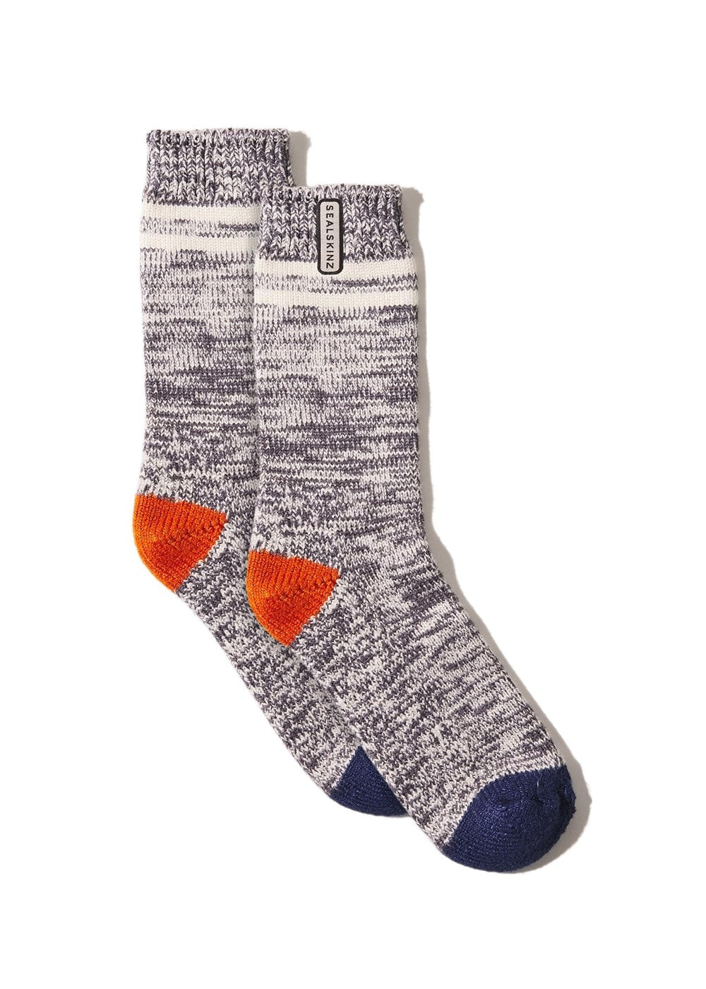 Thwaite Bamboo Mid Twisted Socks - Grey - 1