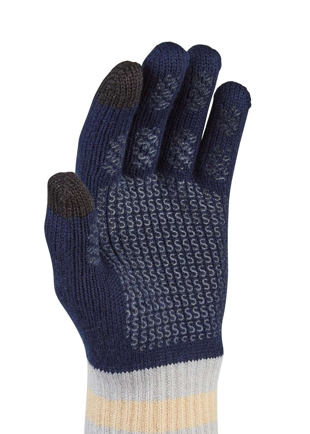 Wereham Waterproof Hat & Knitted Gloves - Navy - 4