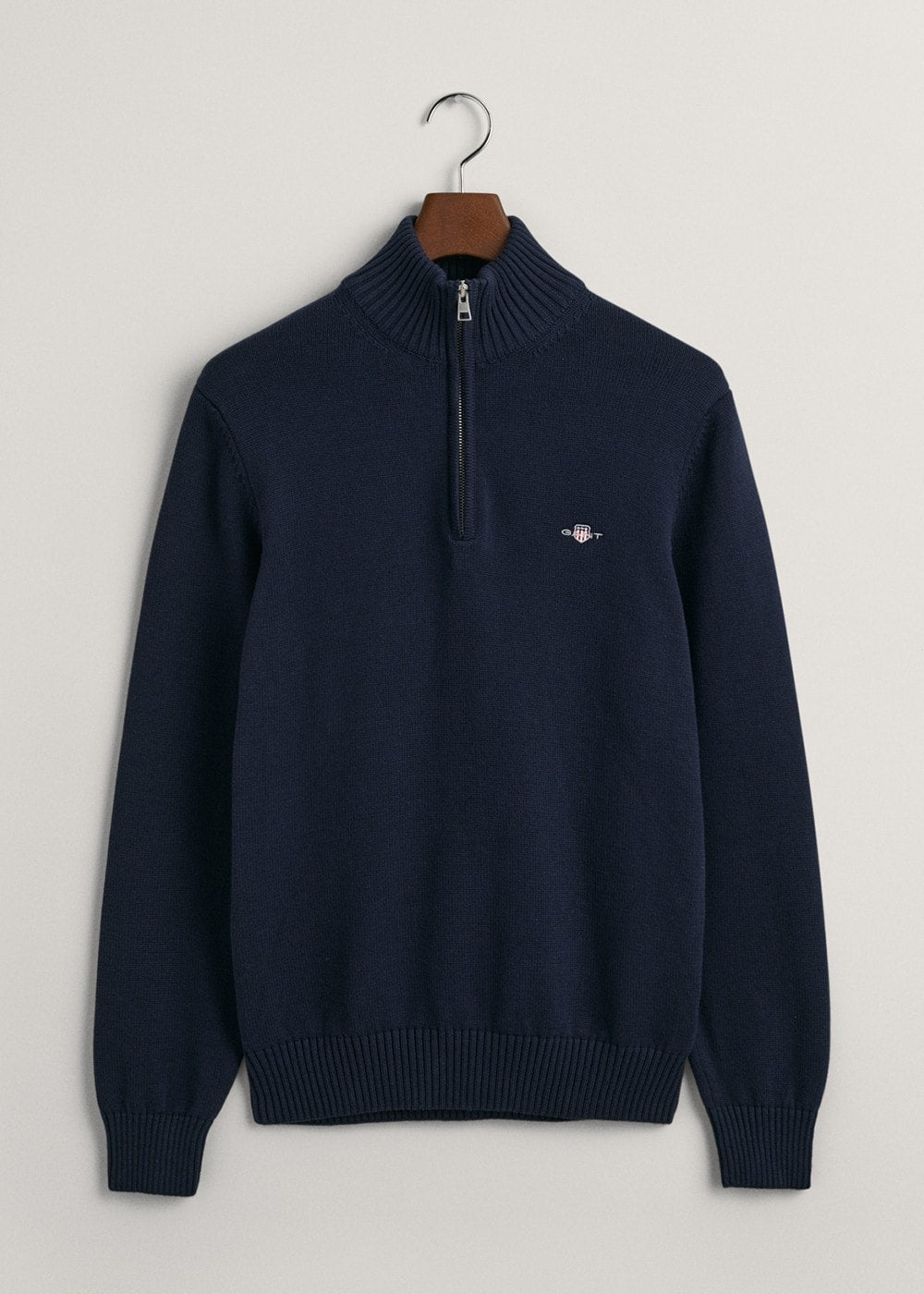 Casual Cotton Half Zip - Evening Blue - 6