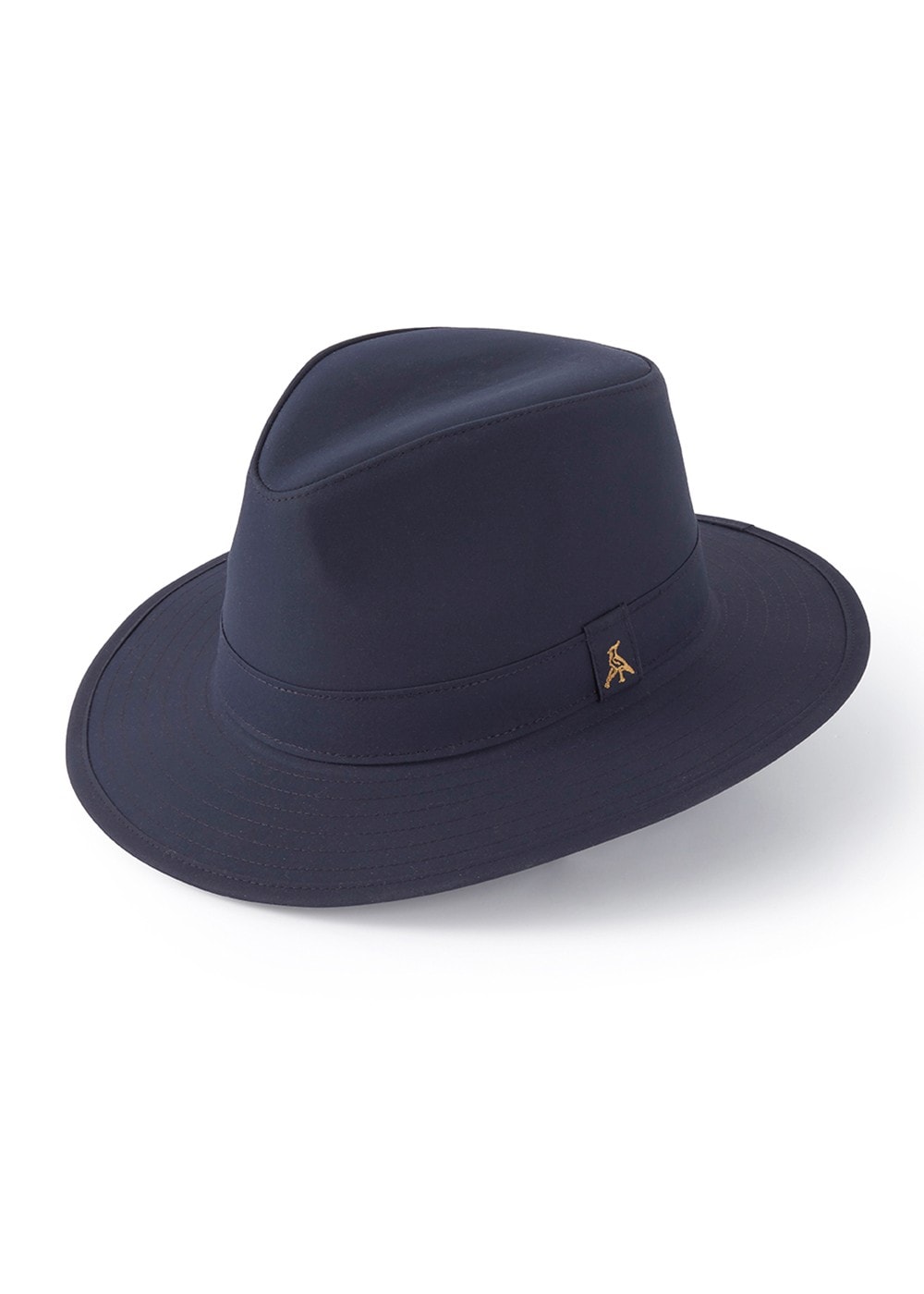 Darsham Wax Fedora - Navy - 1