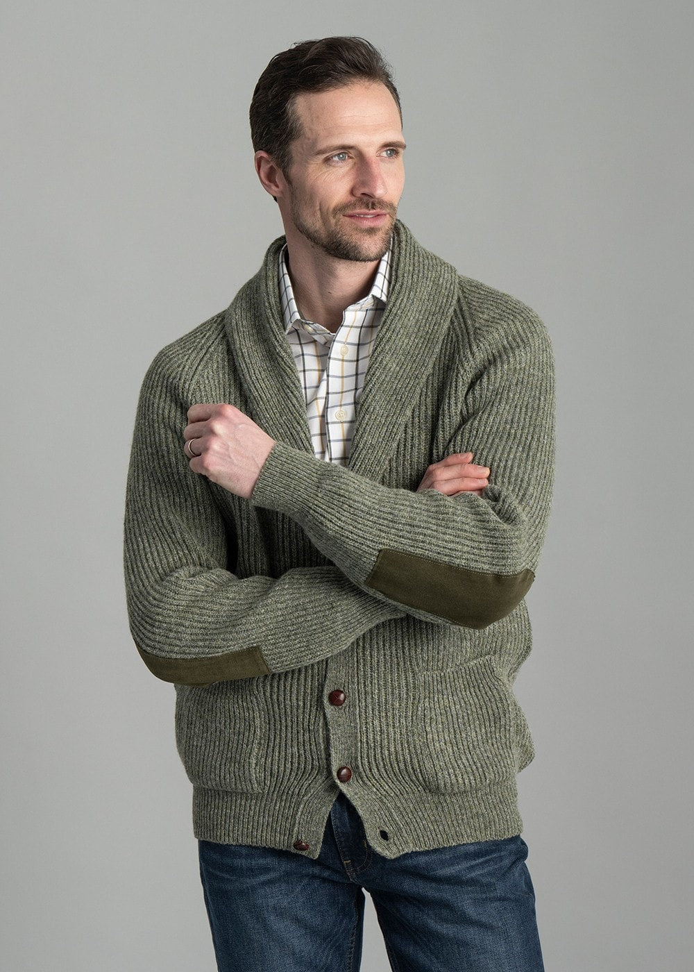 Scotia Windsor Shawl Jacket - Pine - 0