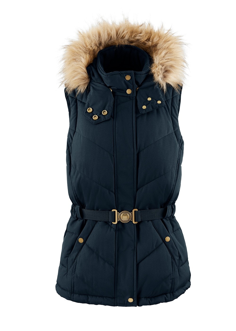 Charlotte Padded Gilet AW24 - Navy Blue - 7