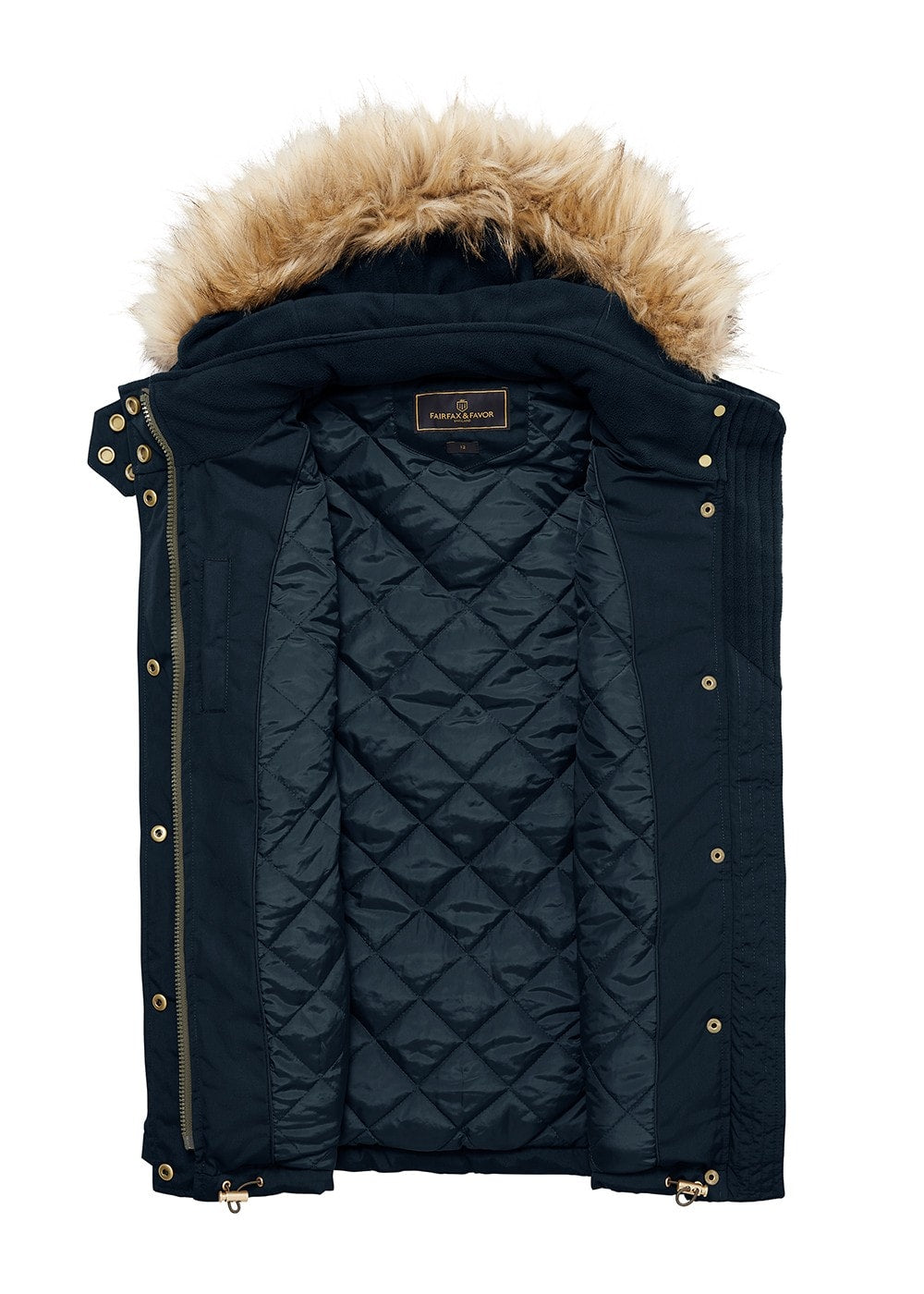 Charlotte Padded Gilet AW24 - Navy Blue - 12