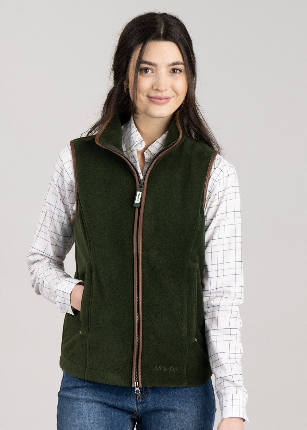 Lyndon Fleece Gilet - Forest - 2