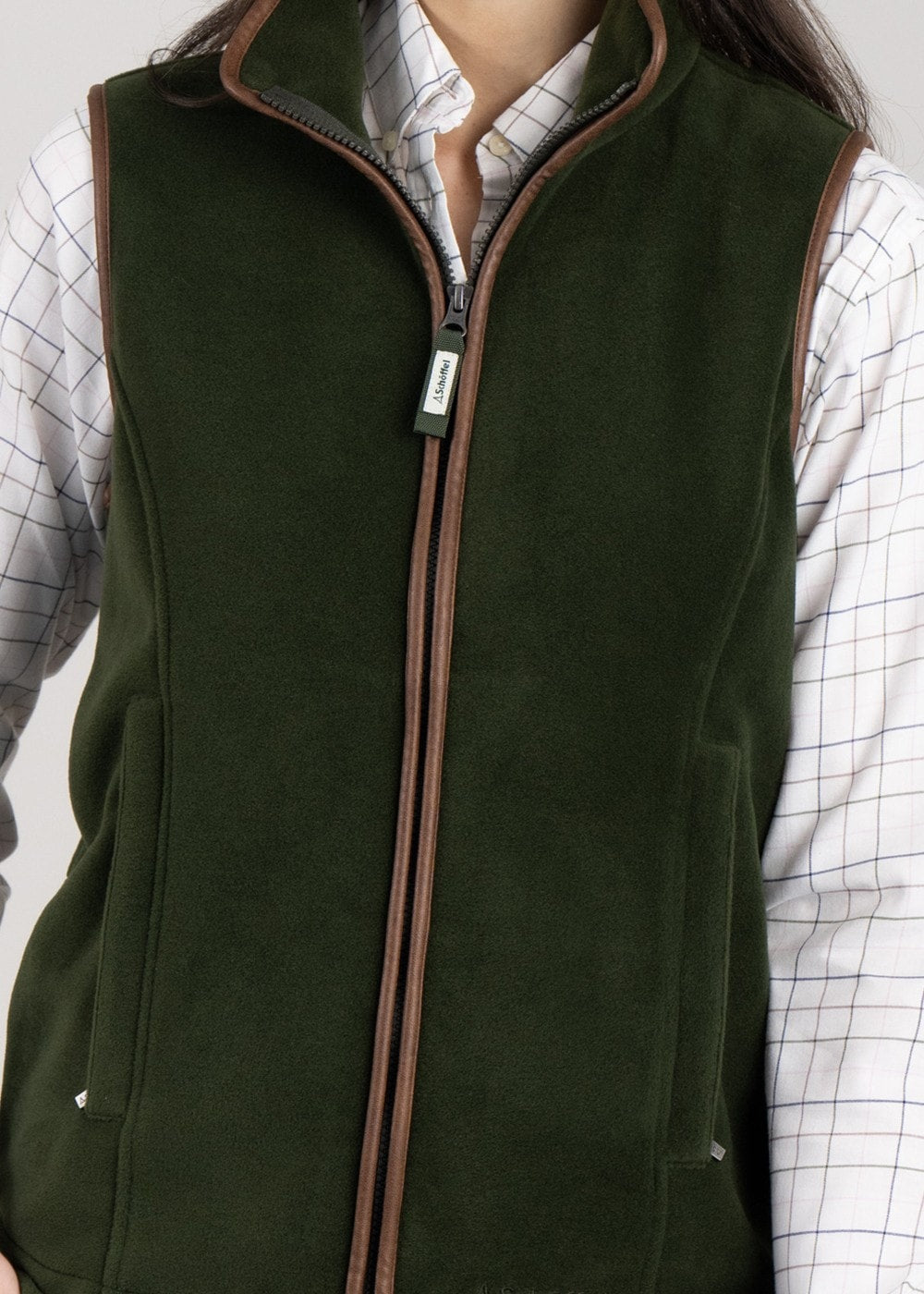 Lyndon Fleece Gilet - Forest - 4