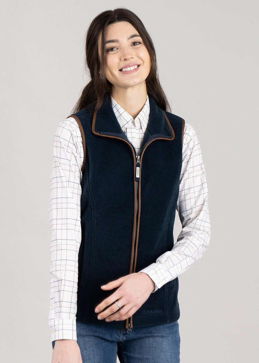 Lyndon Fleece Gilet - Petrol Blue - 3