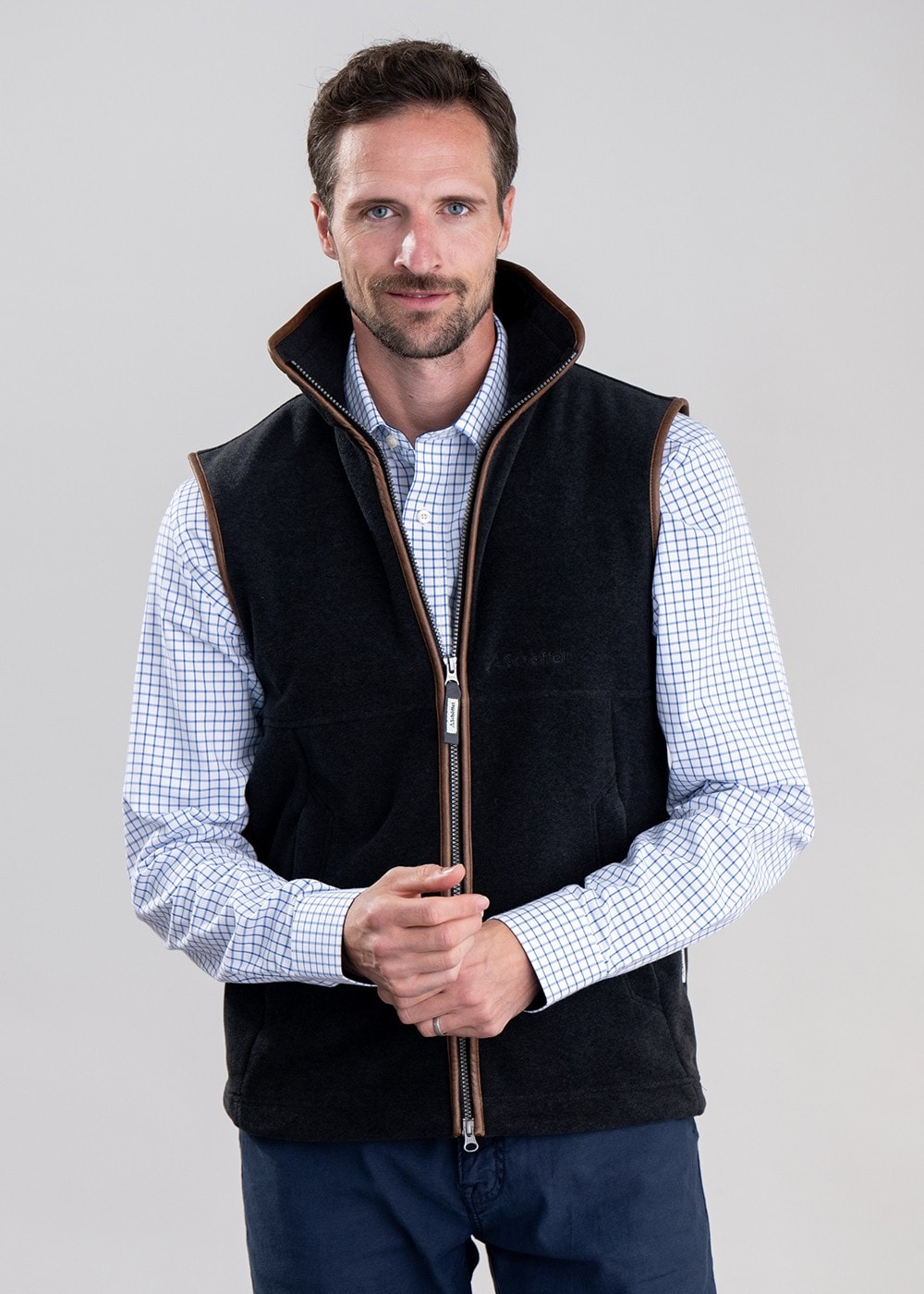 Oakham Fleece Gilet - Gunmetal - 2