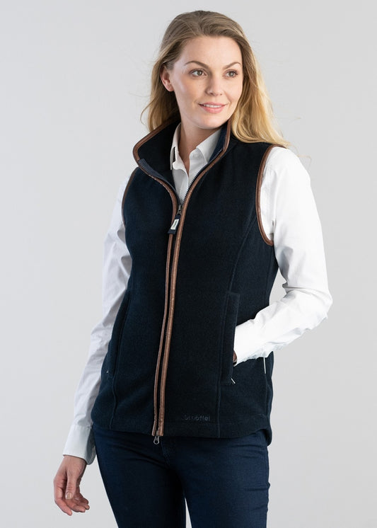 Lyndon Fleece Gilet - Navy - 1