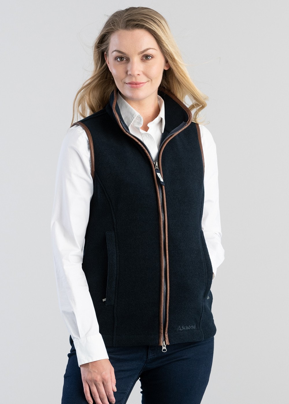 Lyndon Fleece Gilet - Navy - 4