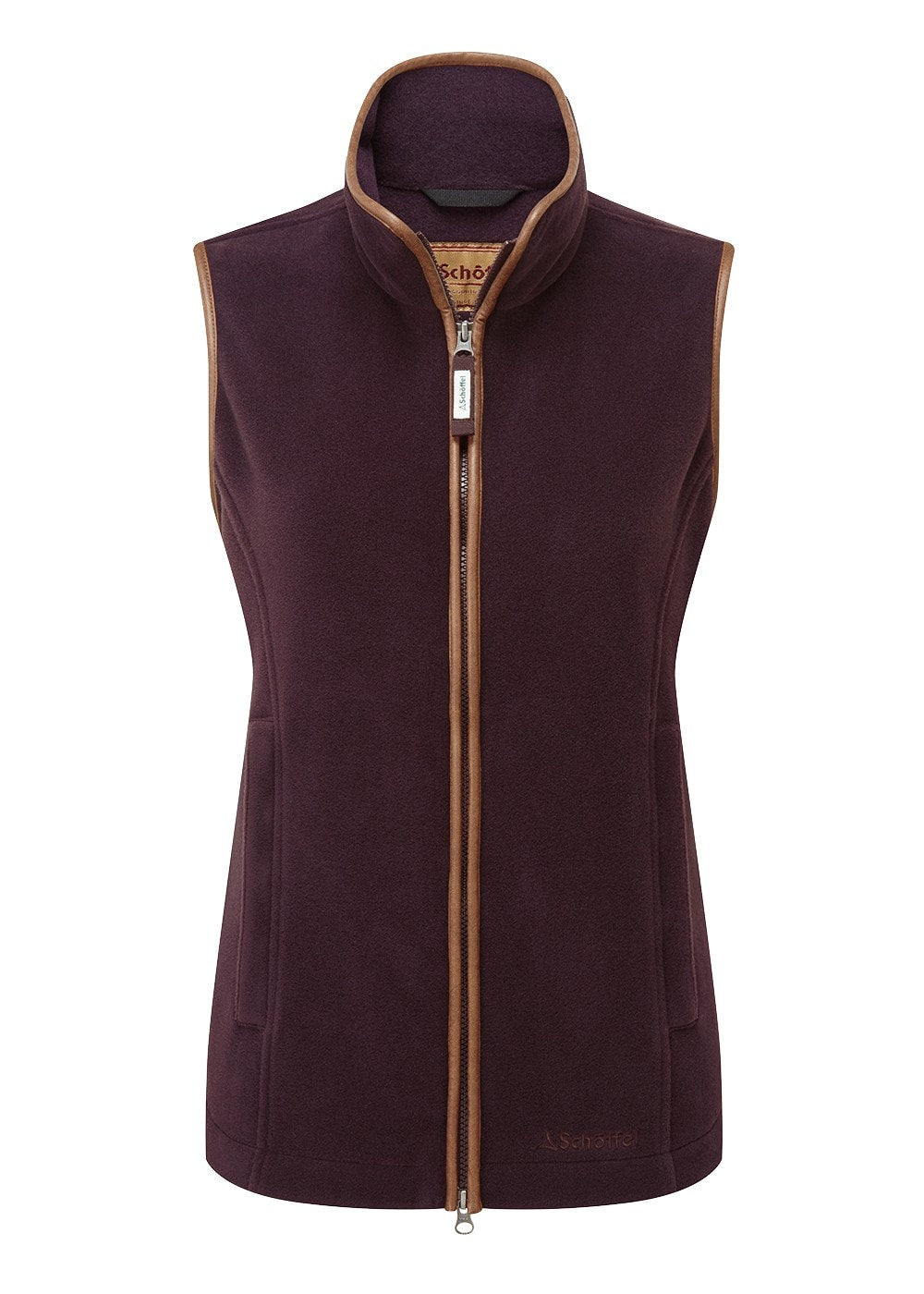 Lyndon Fleece Gilet - Port - 5