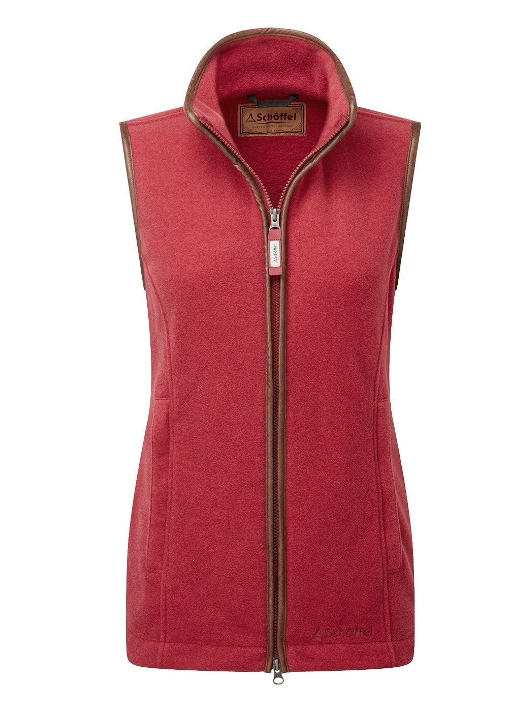 Lyndon Fleece Gilet - Pomegranate - 6