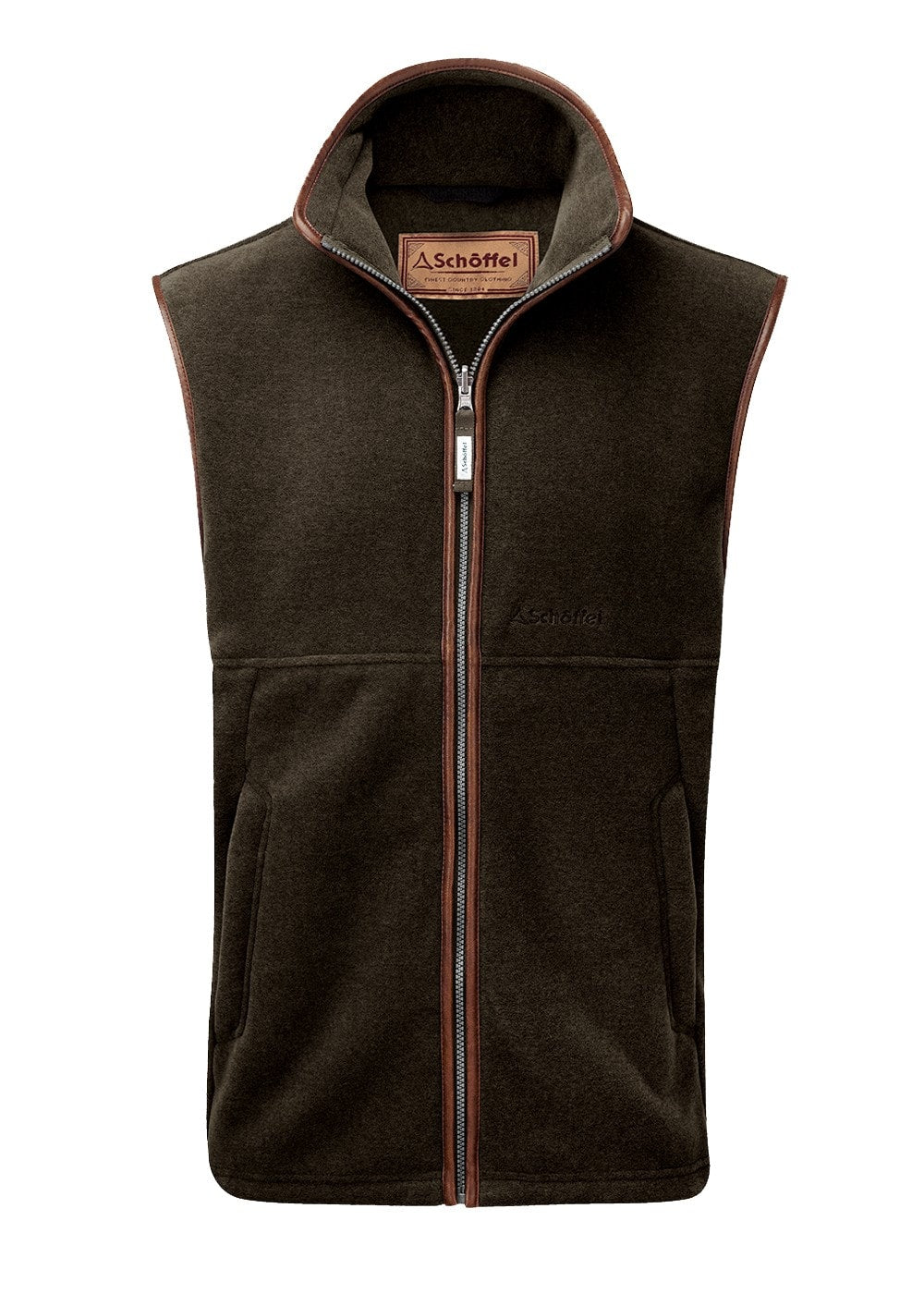 Oakham Fleece Gilet - Dark Olive - 5