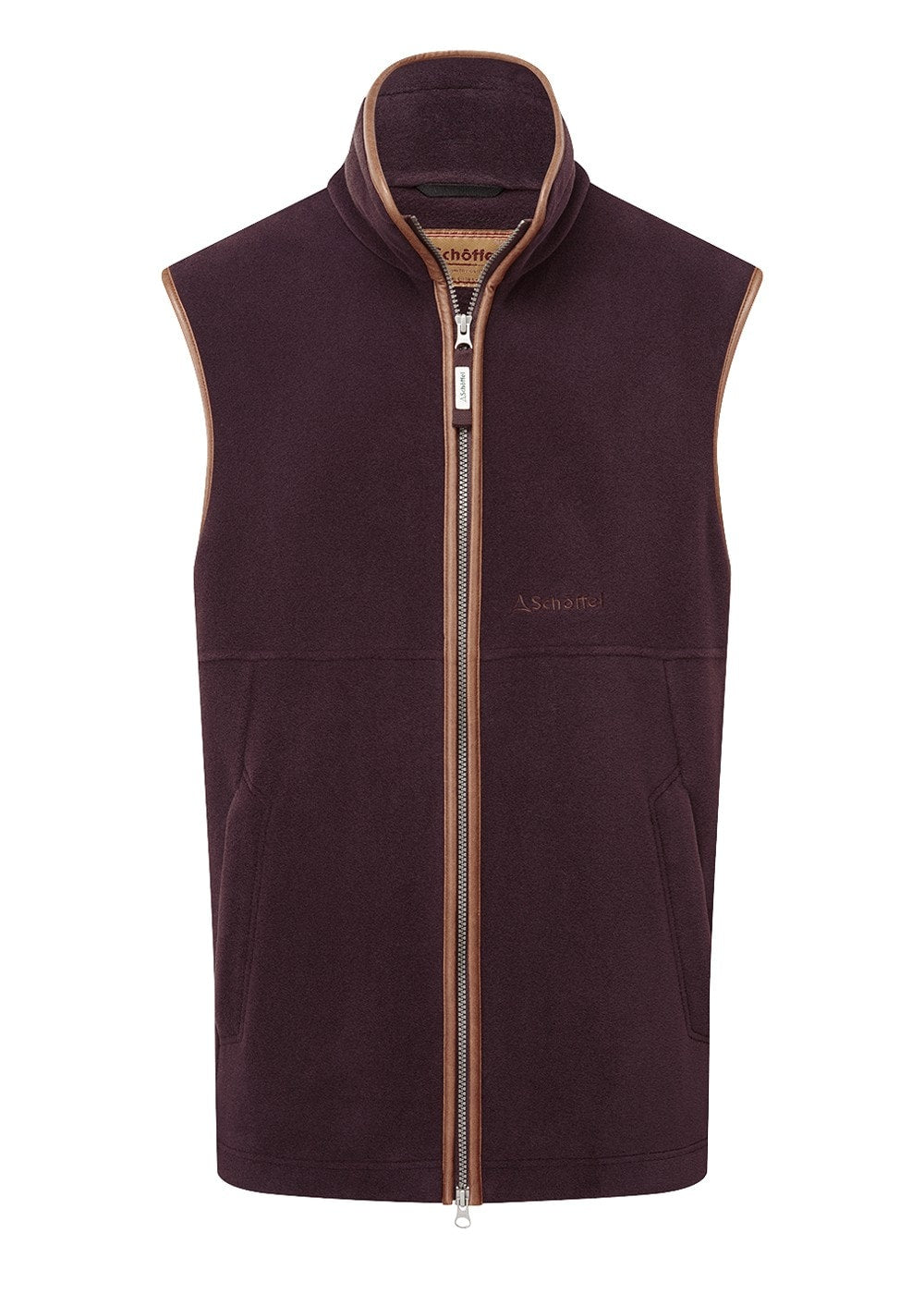 Oakham Fleece Gilet - Port - 6