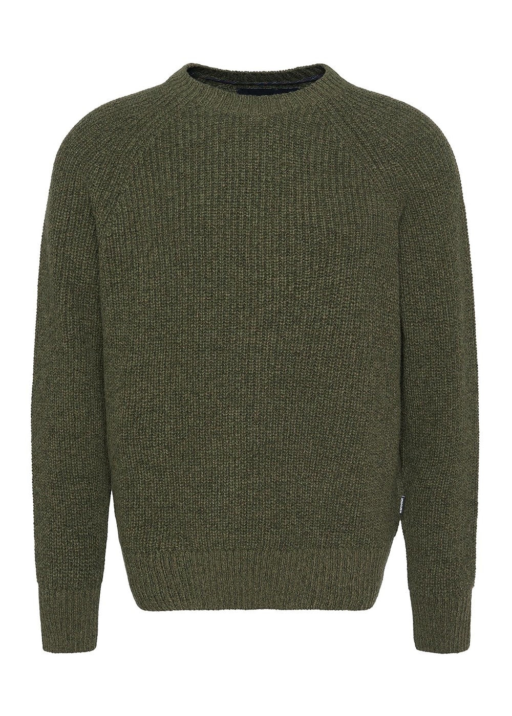 Griffiths Relaxed Crew Neck Sweater - Olive - 5