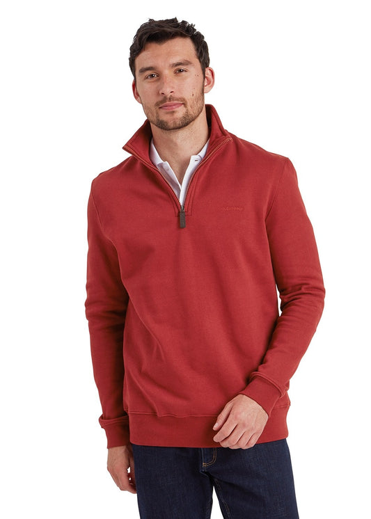 St Merryn Sweatshirt - Deep Red - 1