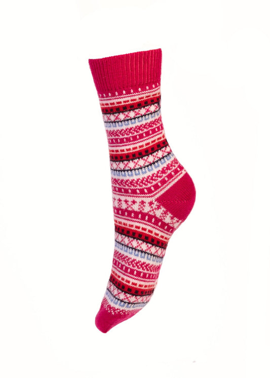 Whitton Socks - Fuchsia - 1