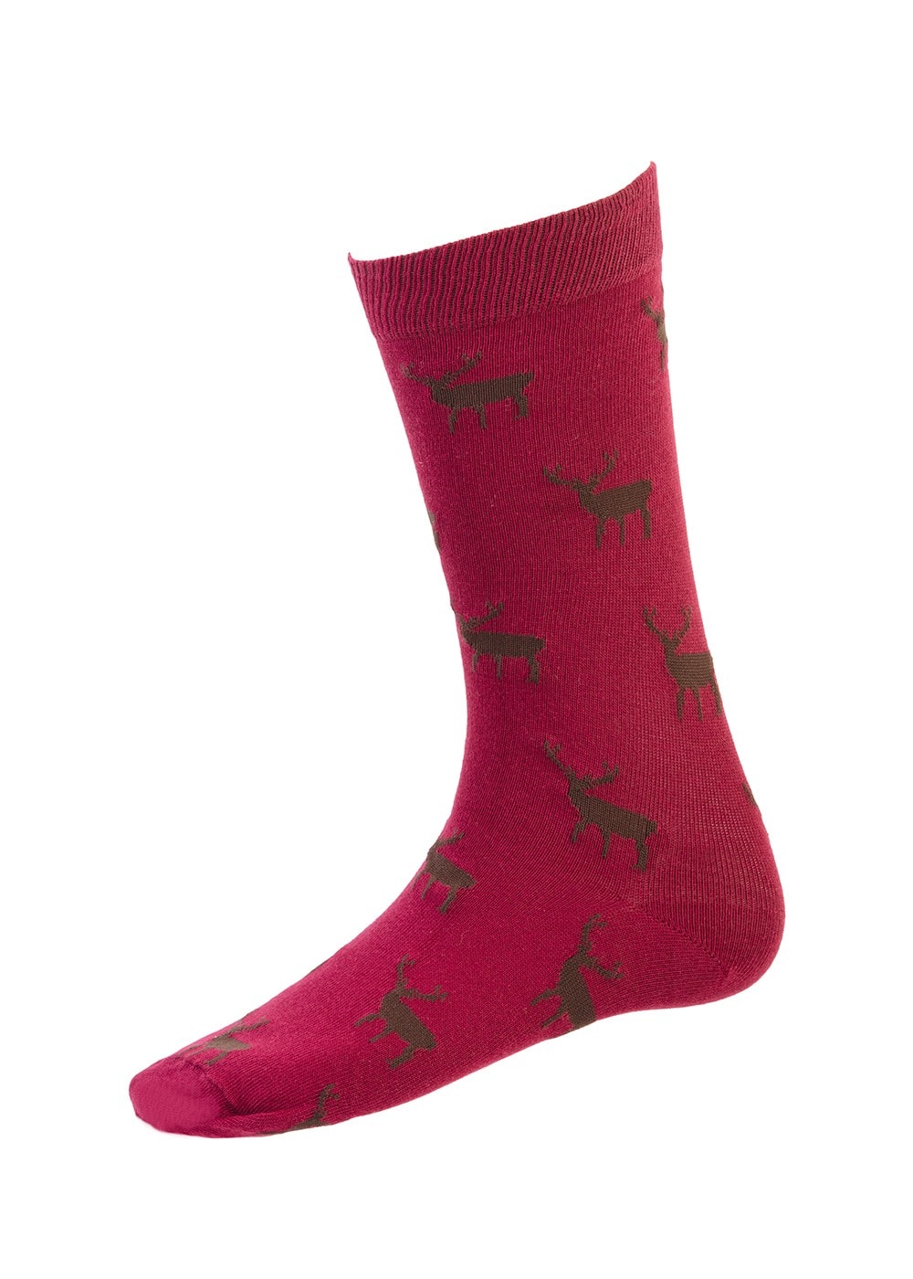 Blakelaw Socks - Burgundy Stag - 0