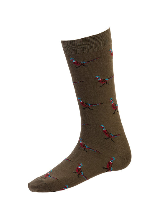 Blakelaw Socks - Green Pheasant - 1