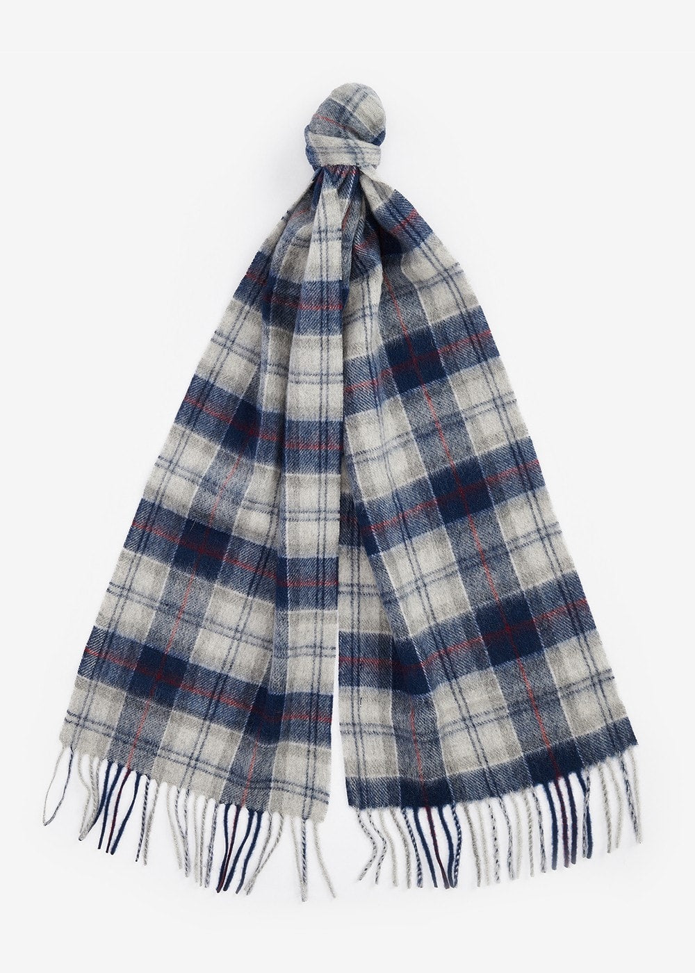 Tartan Scarf & Glove Gift Set - Blue Granite - 3