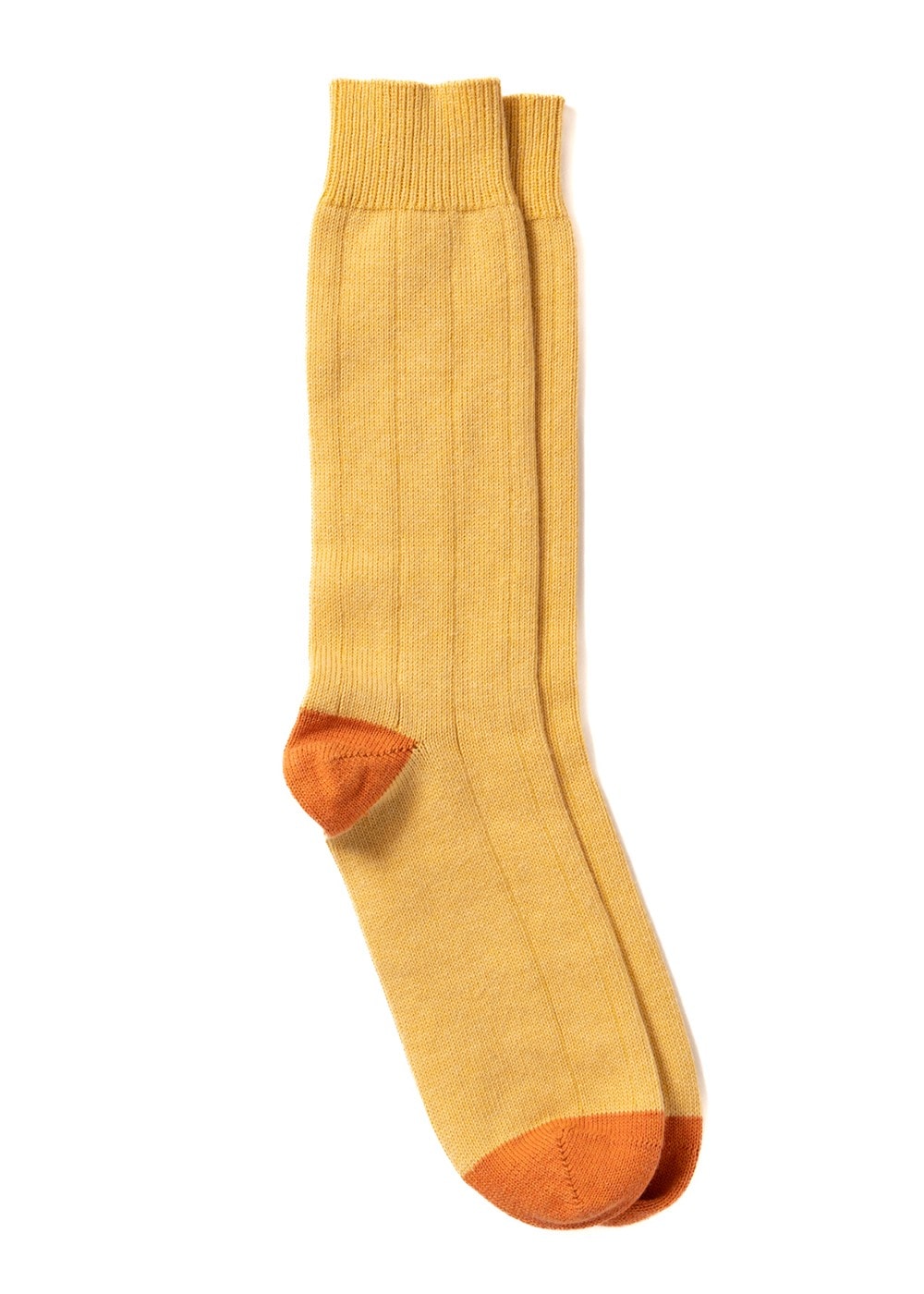 Rugger Heel and Toe Socks - Tiger and Mustard - 1