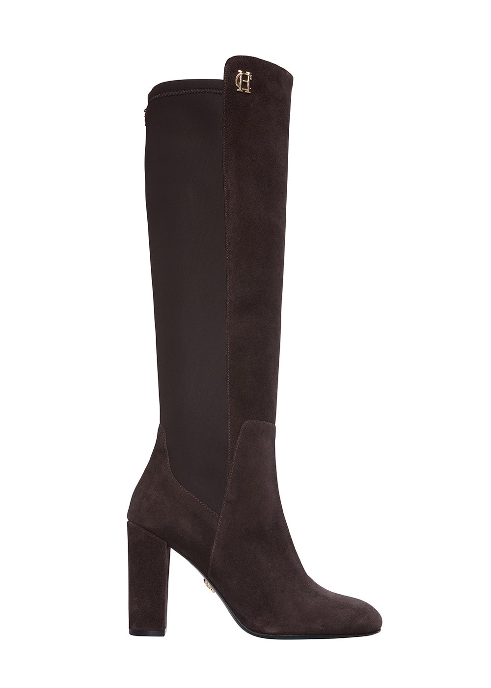 Albany Heeled Boots - Chocolate Suede - 3