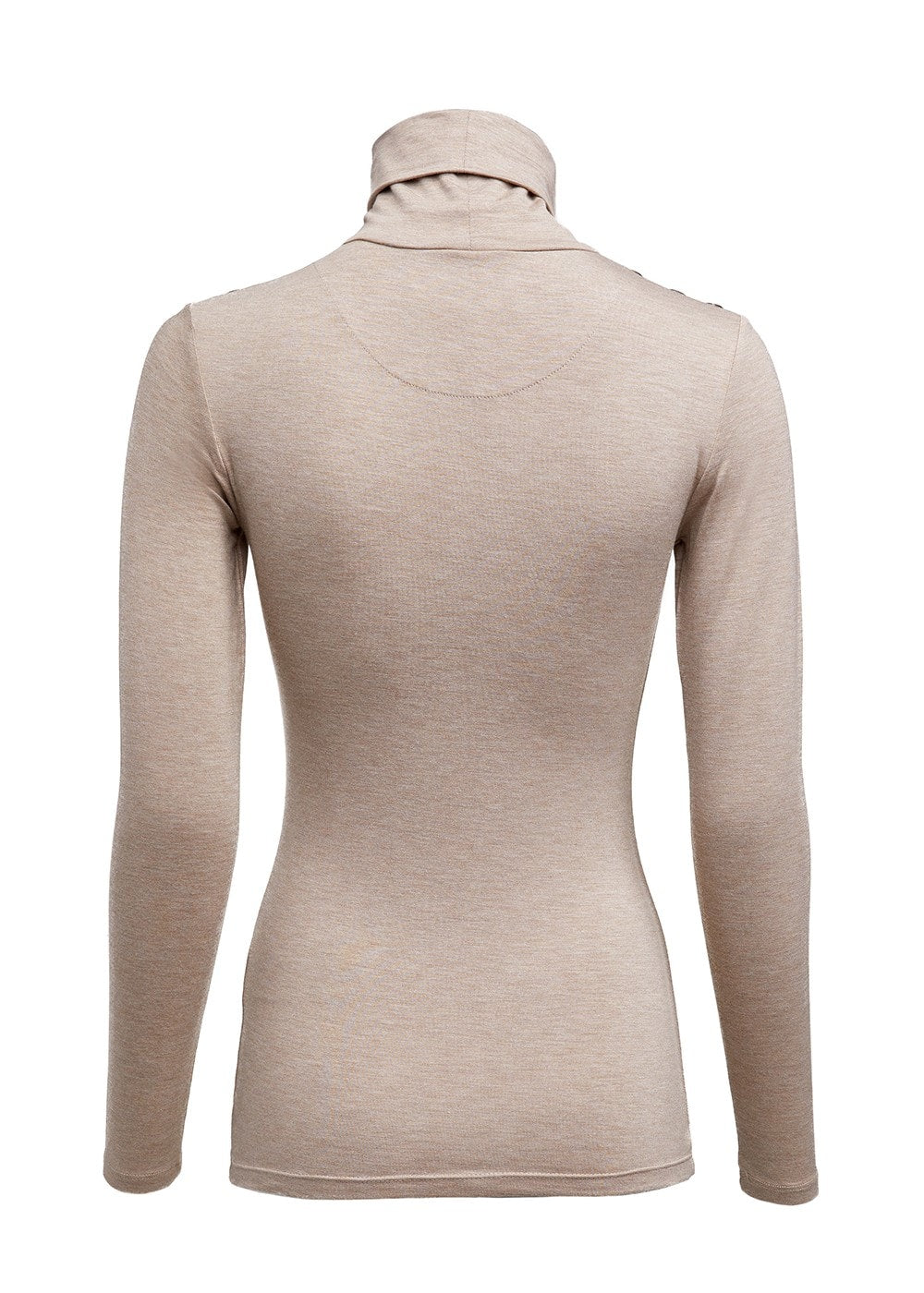 Essential Roll Neck - Oatmeal - 5