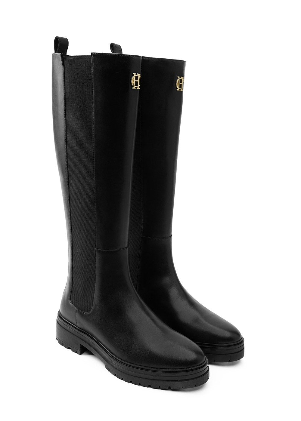 Astoria Knee Boots - Black - 1