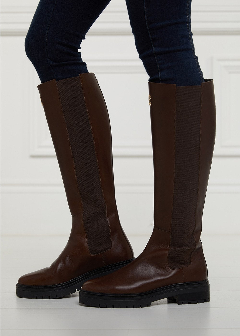 Astoria Knee Boots - Rich Chocolate - 5