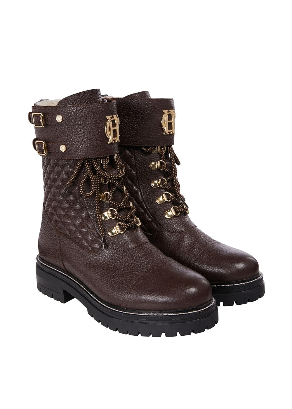 Camden Biker Boots - Chocolate - 1