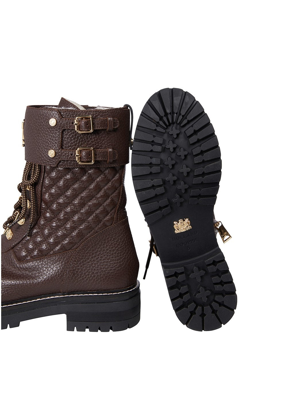 Camden Biker Boots - Chocolate - 4