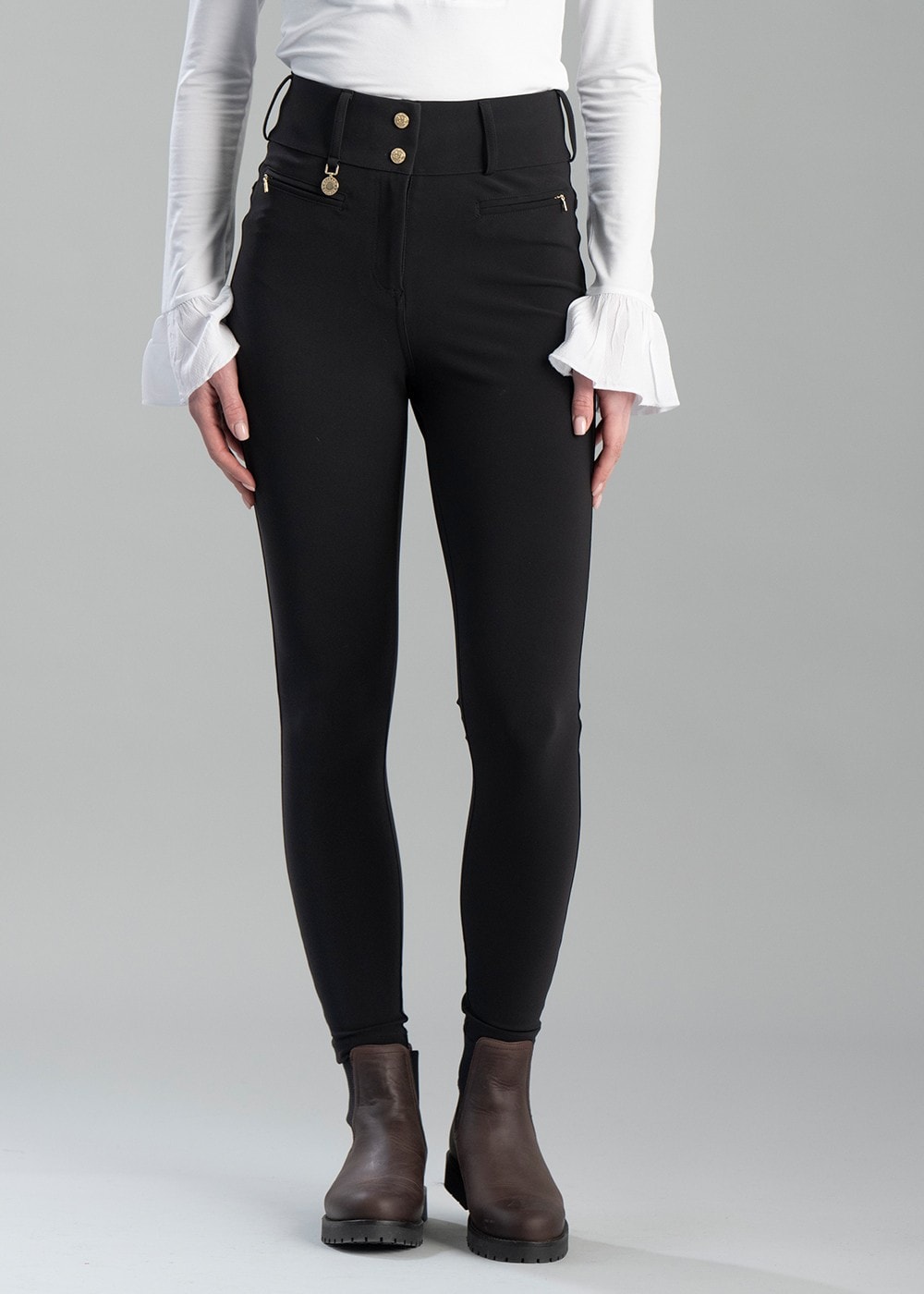 Contour Trousers - Black - 1