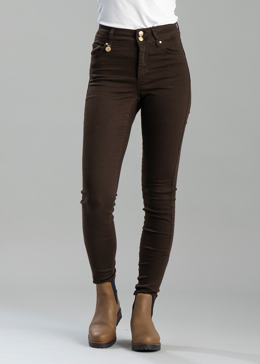 Jodhpur Jeans - Chocolate - 1