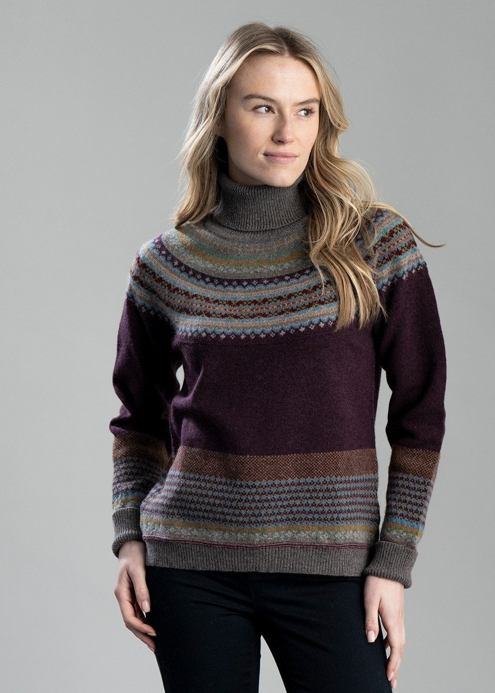 Alpine Roll Neck - Esmeralda - 3