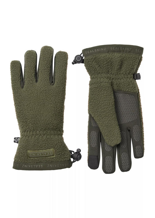 Hoveton Waterproof Sherpa Fleece Glove - Olive - 1