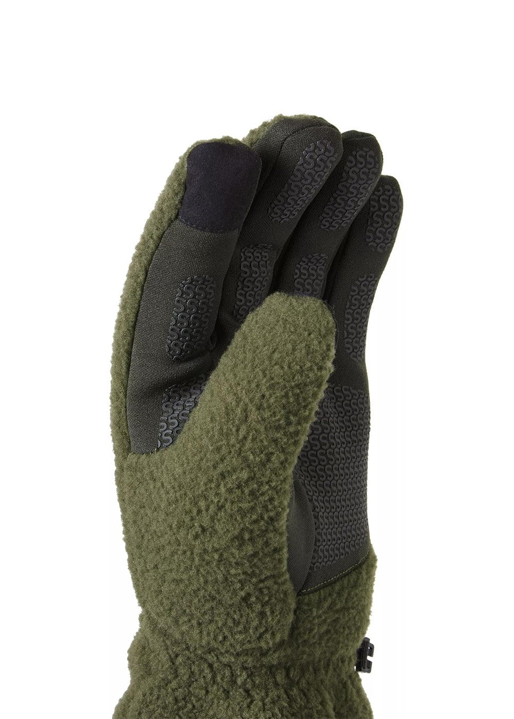 Hoveton Waterproof Sherpa Fleece Glove - Olive - 2