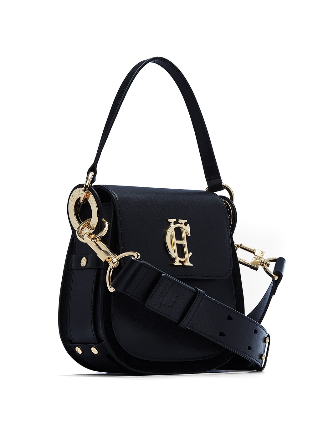 Chelsea Saddle Bag - Soft Black - 0