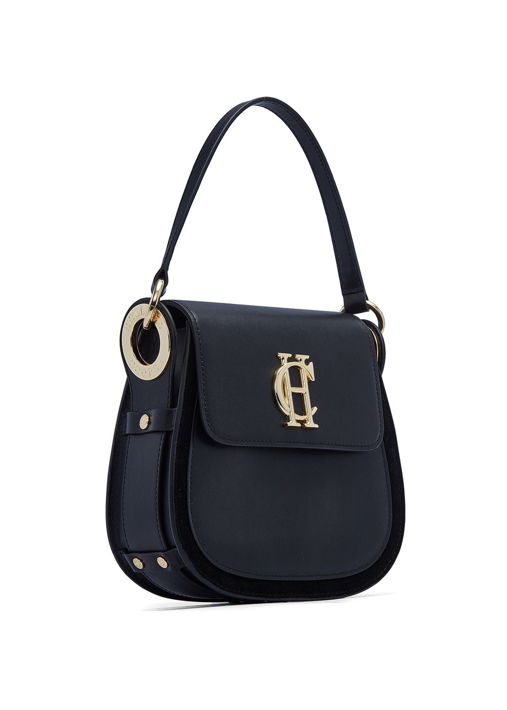 Chelsea Saddle Bag - Soft Black - 2